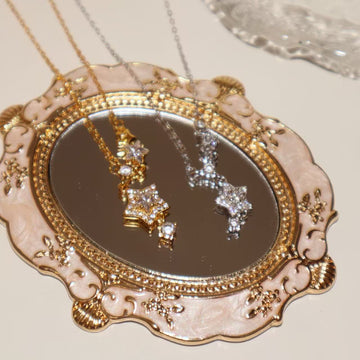 Celestial Star Drop Necklace ✨