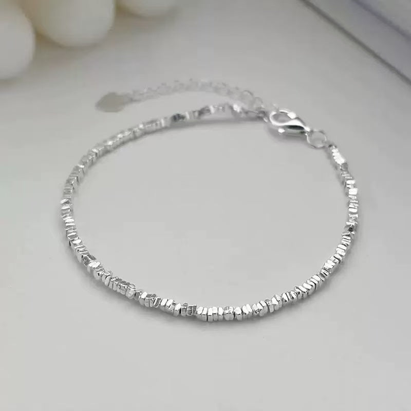 925 Silver Beaded Bracelet